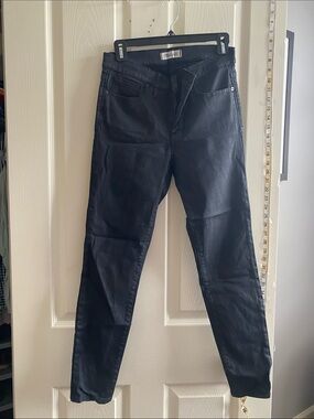 Madewell Coated Black Skinny Jeans